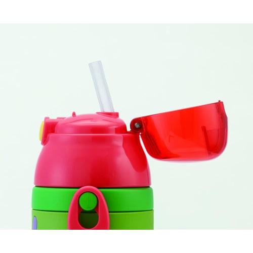 Skater Stainless Steel Children's Water Bottle, 380ml, with Straw, 3D Very Hungry Caterpillar Design, SSPV4