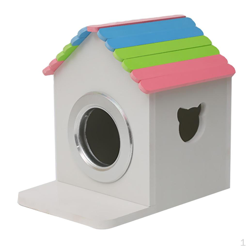 

Деревянный висячий ползающий домик-клетка для белки, хомяка морской шиншиллы, тип 2