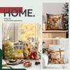 45X45Cm Christmas Theme Pillowcase Bedroom Sofa Cushion Cover 100% Polyester Living Room Cushion Pillowcase Home Decor