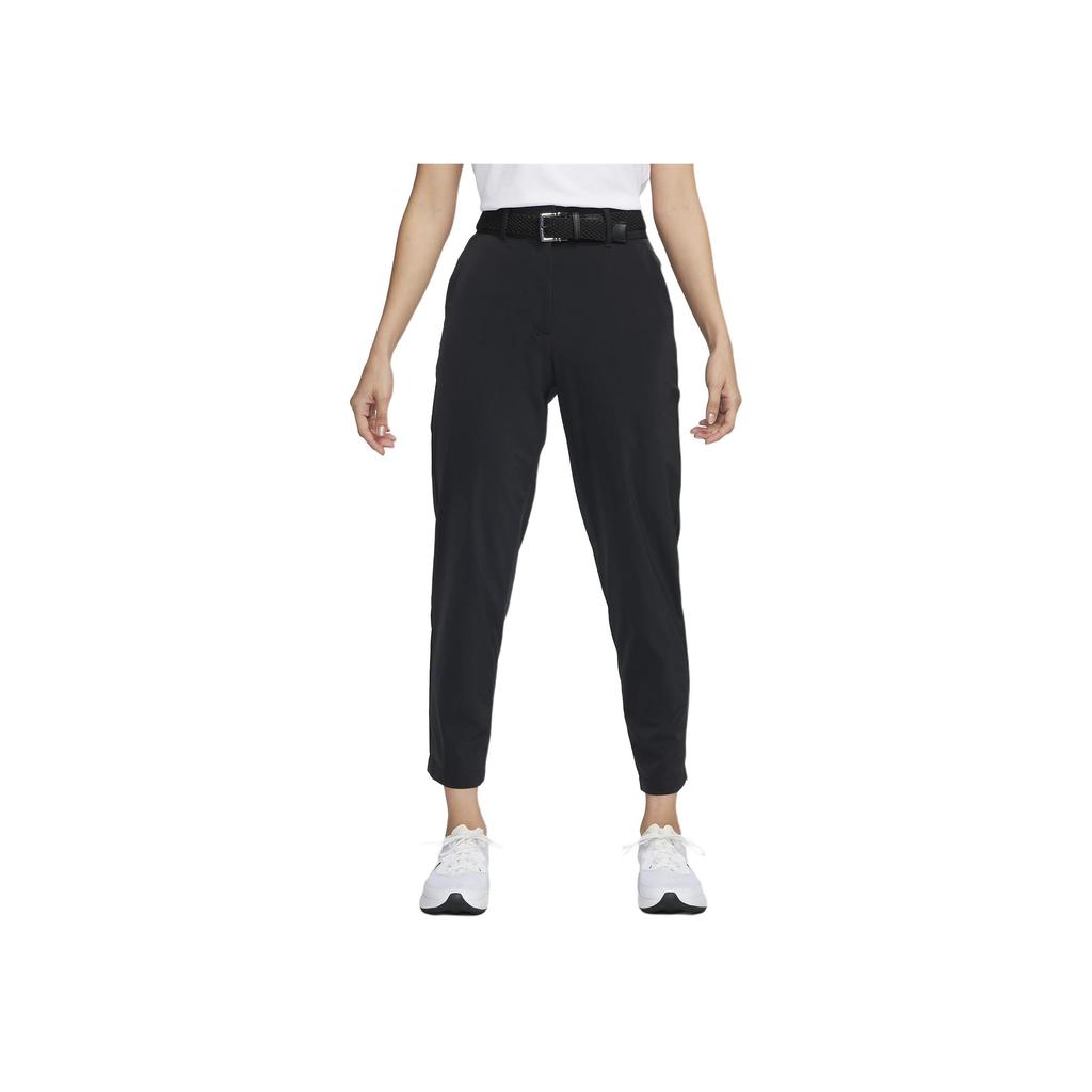 Nike Dri-Fit Tour Golf Pants Solid Mid-Rise Slim Straight Casual Pants Women Pants Black FD5609-010