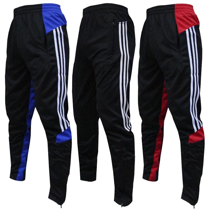

Men s Slim Fit Soccer Training Pants with Zippered Pockets 3XL (180-185CM)