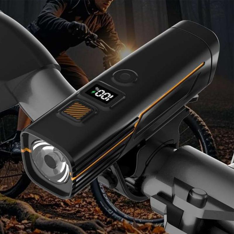 Night Riding Headlight Waterproof Mountain Bike Light Type C Charging Safety Cycling Bike Light for Outdoor Cycling