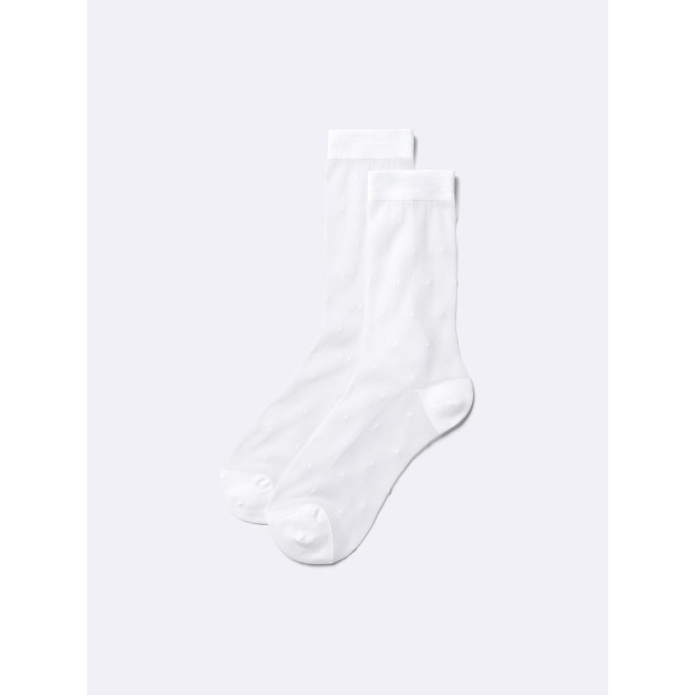 

Gu Носки до щиколотки Прозрачный горошек +e 09 BLACK/ONE SIZE