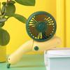 1pc Creative Portable Mini Fan Silent Strong Wind Foldable Cartoon Snail Desktop Office Handheld Cooling Fan