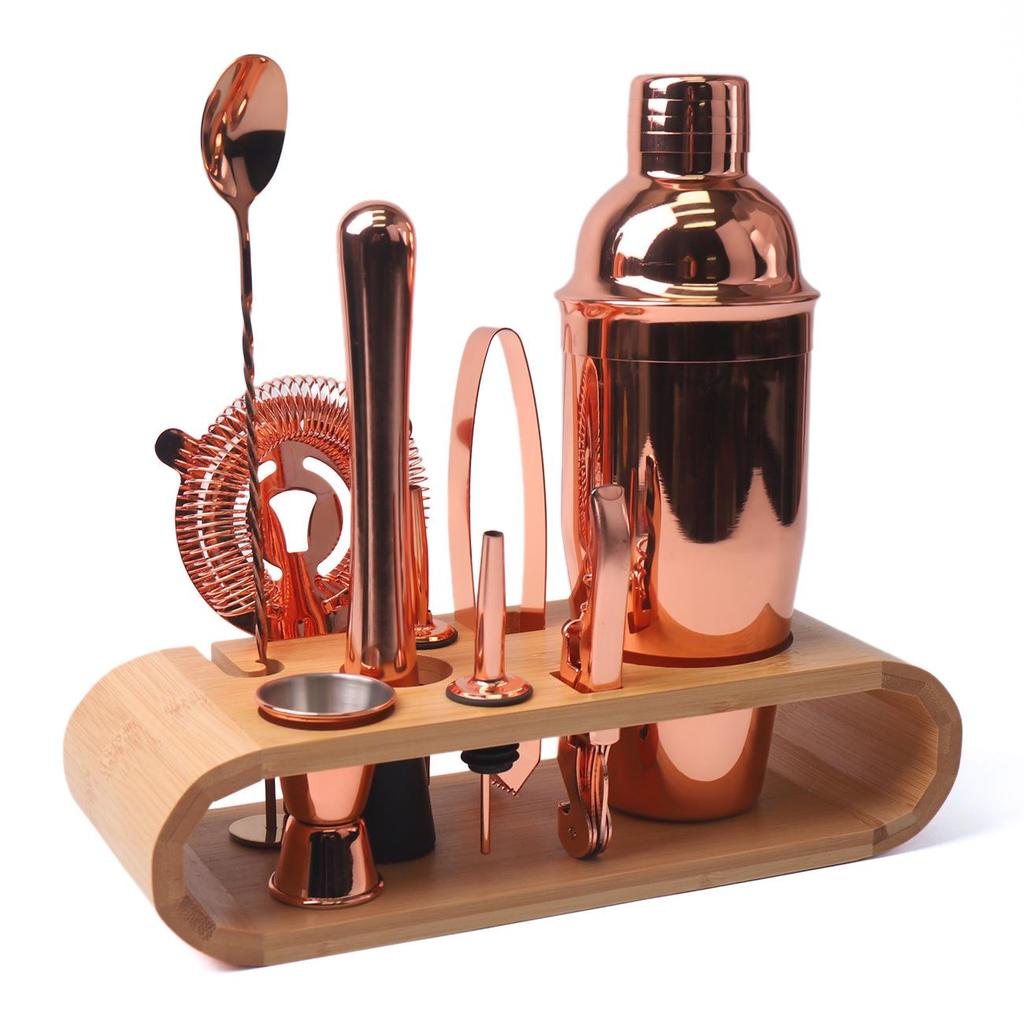 Stainless Steel Cocktail Shaker Set with Bar Tools