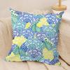 Garden Flowers Cushion Cover Short plush Doublesided Print Square Throw Pillow Covers Sofa Home Cushion Decor