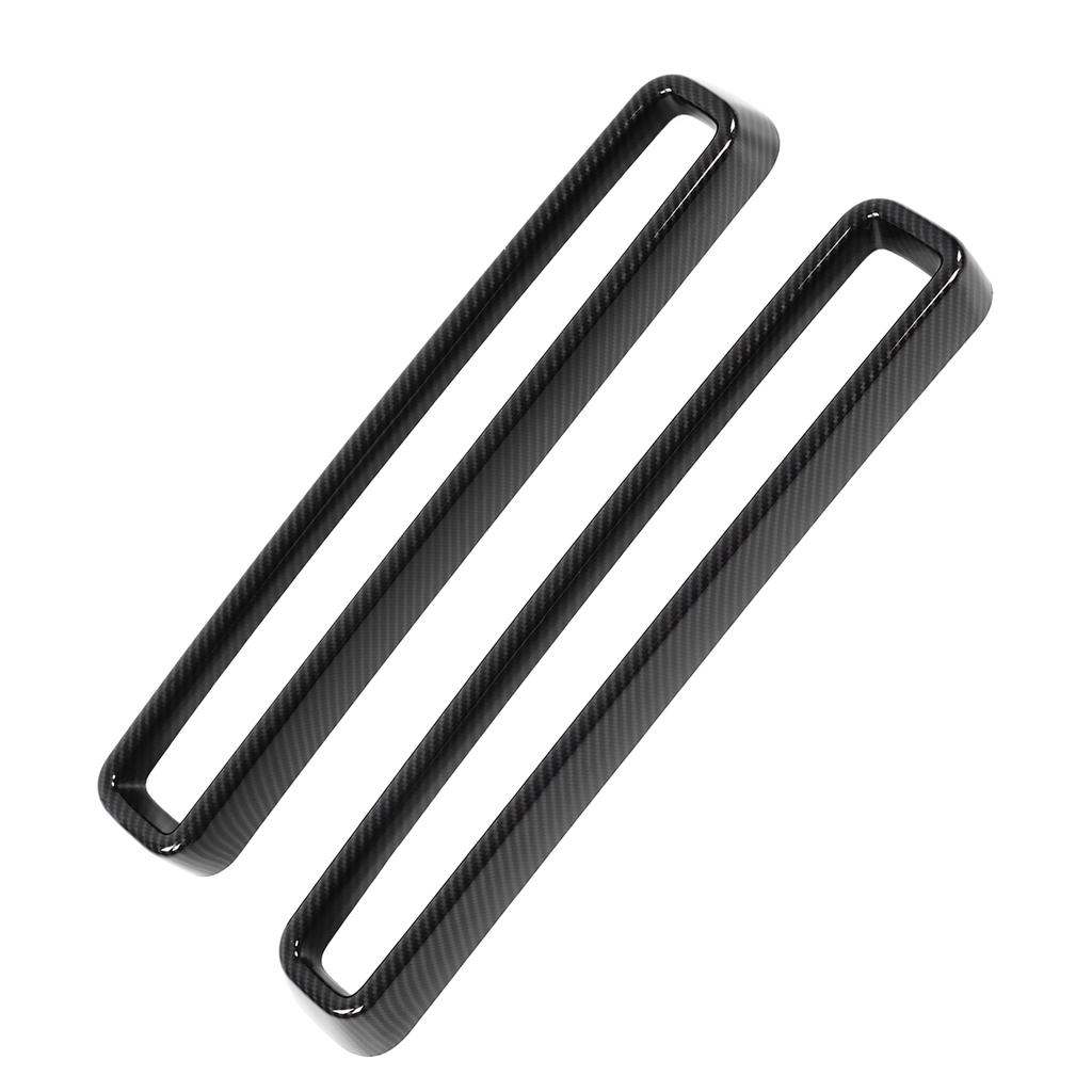 2 Pcs Front Grille Cover Trim Car Adaptations Replacement for     2015‑2021