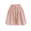 Women's Plus Size Elastic Waist Wide Leg Shorts - Summer Casual Korean Style