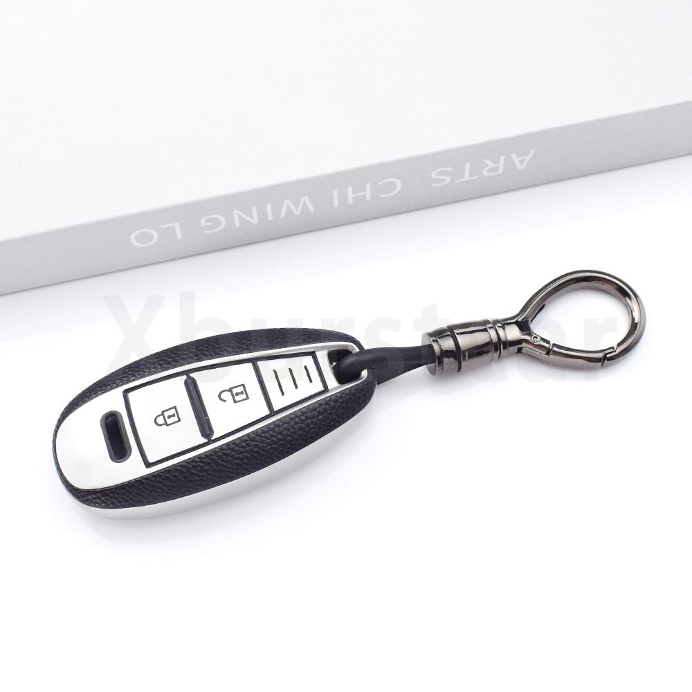 Shell Fob Keyless Protector Key Case Cover for Suzuki Vitara Swift Ignis Kizashi SX4 Baleno Ertiga Samurai S-Cross Accessories