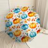 1pc Pumpkin Leaf Pattern Umbrella Design Automatic Opening and Closing Umbrella, High-quality Travel Umbrella,  C1128058
