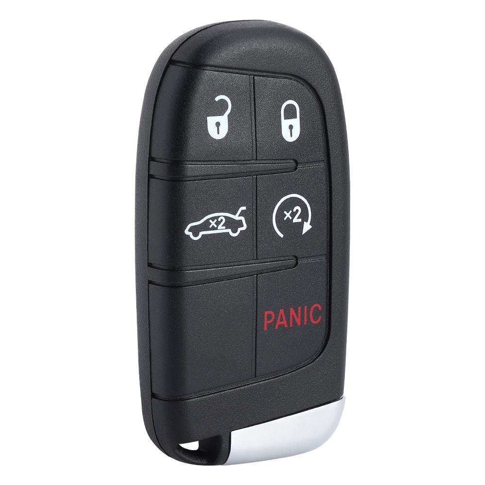 KEYECU 4/5 Buttons 433MHz 4A PCF7953M Chip For Chrysler 200 300 Dodge Charger Challenger 2019+ Smart Remote Key Fob M3M-40821302