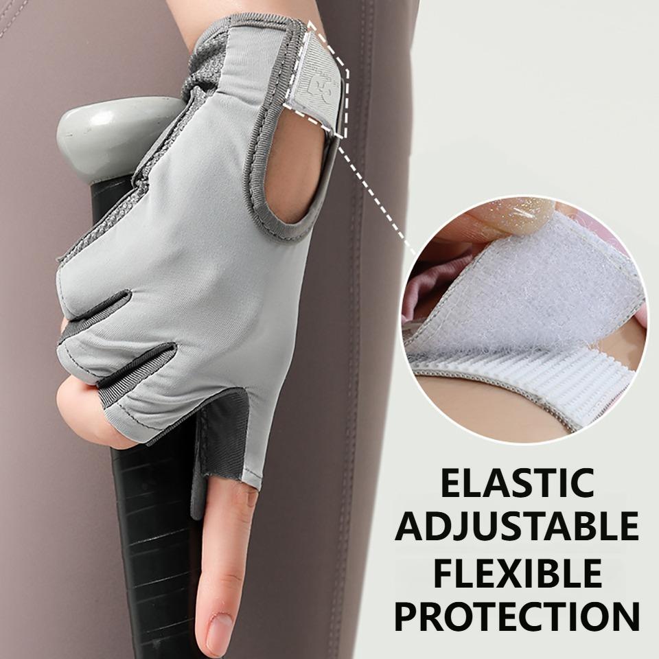 GTUBIKE Workout Gloves Men Women Gym Lifting Fitness Climbing Exercises Work Out Wrist Belt Shock Absorb Foam Pad Palm Crossfit