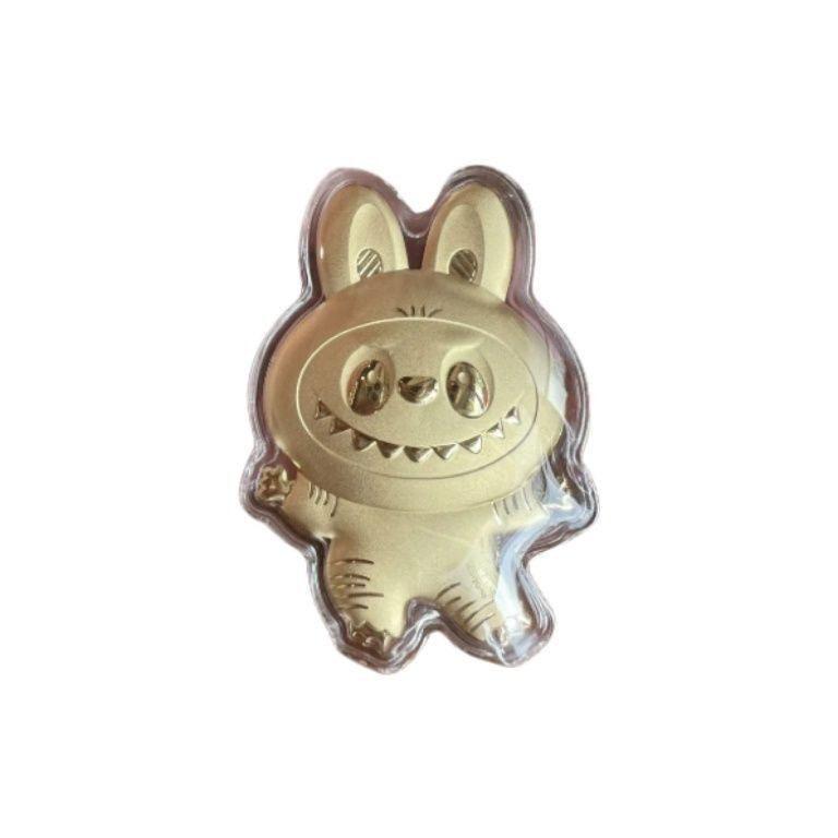 

Gold 20mg Labubu Cartoon Mobile Charm & Bag Pendant Gift Gold Foil