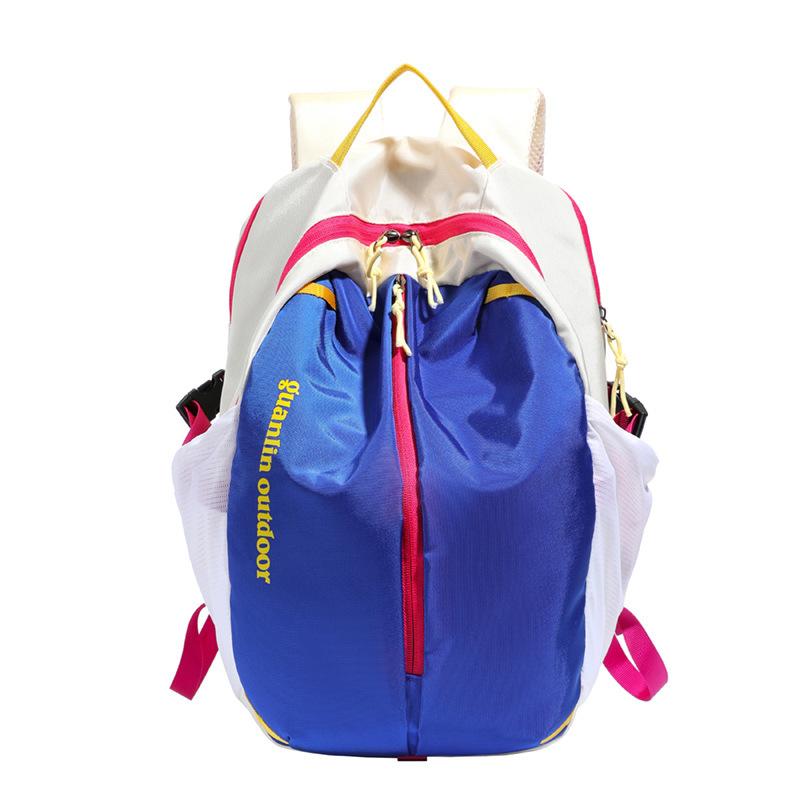 Schoolbag schoolbag junior high school girls large capacity backpack 1011 new student ins wind contrasting color outdoor travel backpack