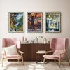 Vintage Rings Posters Middle Earth Travel Landscape Art Movie Prints Canvas Printing Wall Picture for Living Room Home Decor