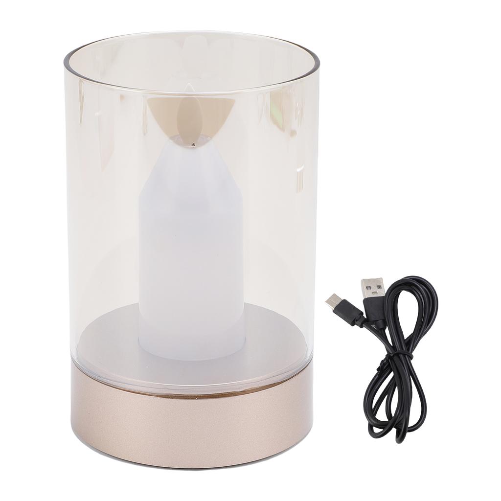 Flameless LED Light Candle with Motion Sensor Gesture Control Rechargeable Battery Operated LED Candle Night Light for