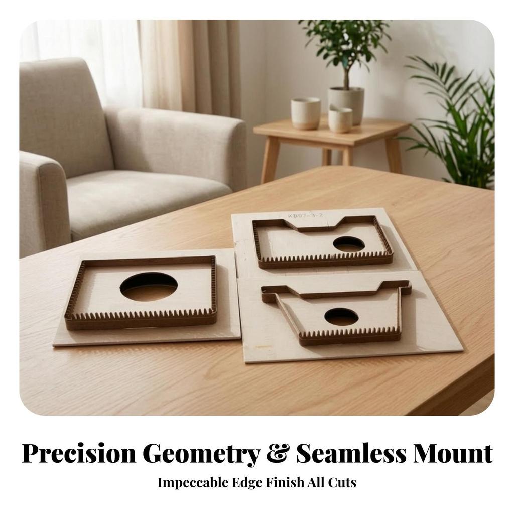 Card Holder Die with Wooden Board Craft Tool Repeatable for Workshops