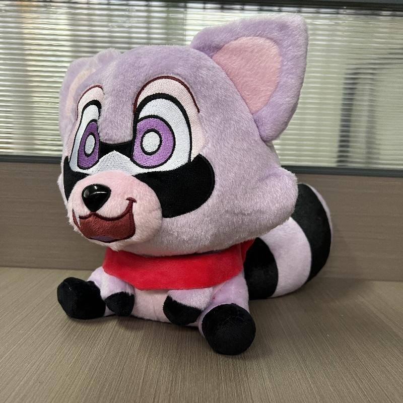 New Indigo Park Game Indigo Park Surrounding Dolls Cute Purple Raccoon Plush Toys