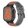 Metal Head Silicone Band for Apple Watch Ultra 3 49mm 46mm 42mm 45mm 44mm 40mm Rubber Strap for Iwatch Series 11 10 9 8 7 6 5 SE