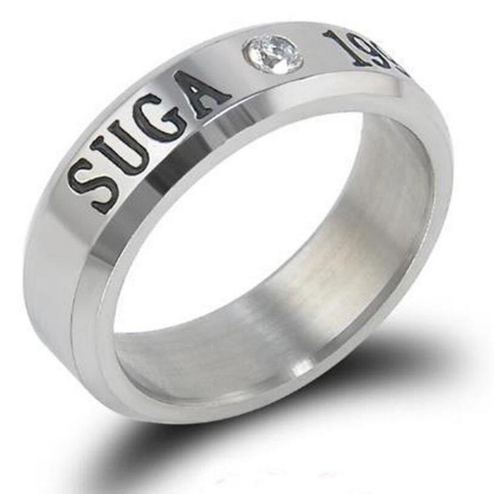 BTS Bangtan Boys Dual-Use 304 Edelstahl Stern Ring & Halskette für Damen