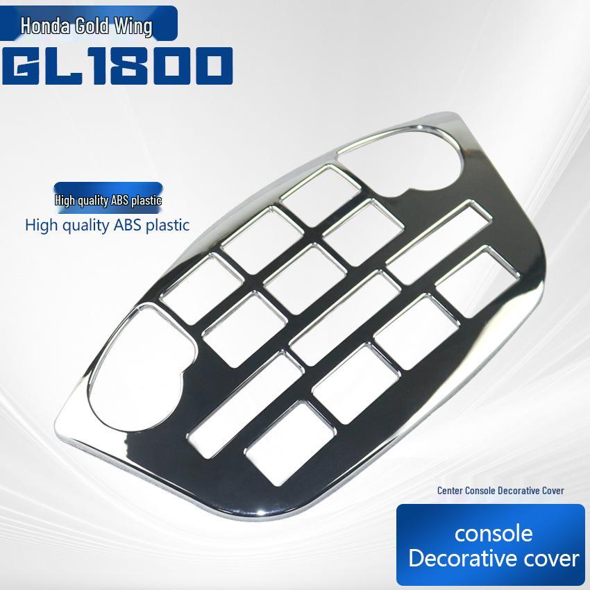 

Honda Cruiser Gold Wing GL1800 01-11 Center Console CD Player Electroplated Cover.