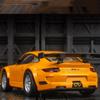 1/32 slitinový tlakový odlitek Porsche 911 GT3 RSR Model sportovního auta se zvukem a světlem, funkční hračky pro kluka k narozeninám