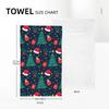 Merry Christmas & Happy Holidays! Soft Face Towel Quick Dry Pool Bath Cotton Towels Breathable