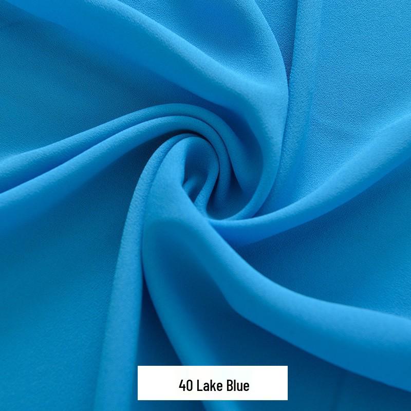 Šifonový Georgette Jednobarevná Taneční Kostýmová Látka pro Podšívku a Šaty