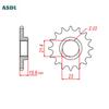 520 15T Front Sprocket For Yamaha TT600 R  XT600 SZR660 XTZ660 Tenere3YF For MuZ 600 Sport Cup 660 Baghira Mastiff Scorpion Tour