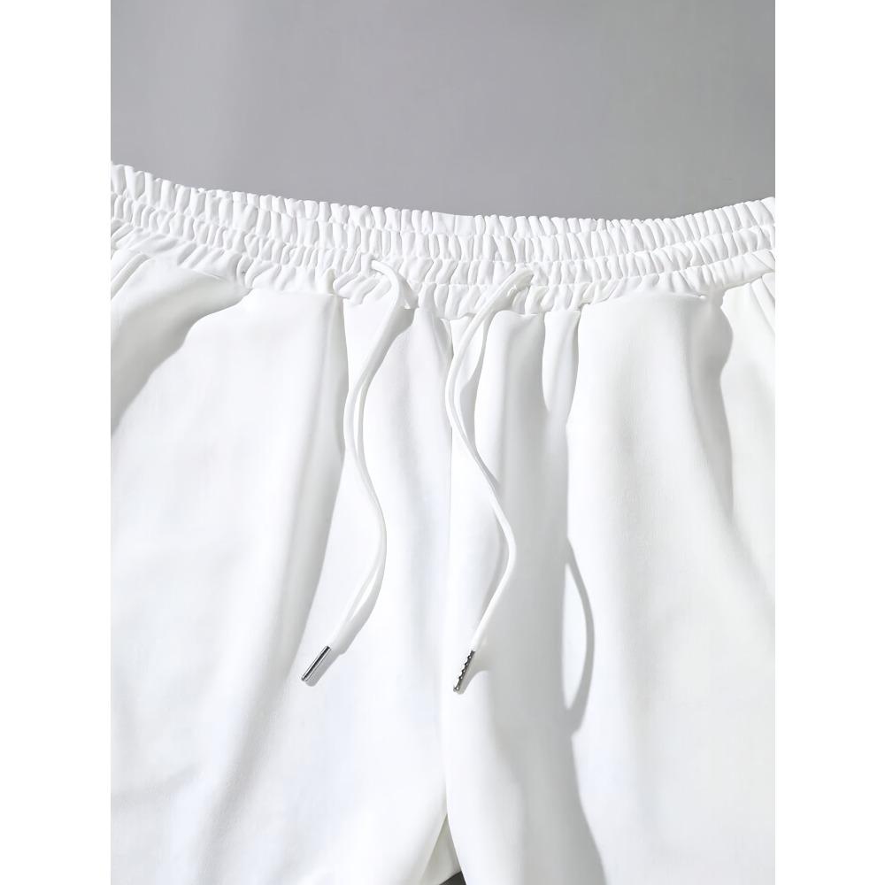 Set Felpa con Cappuccio e Tasca a Coulisse con Stampa di Lettere da Uomo e Pantaloni Sportivi da Esterno a Coulisse Essenziale per Mantenersi al Caldo in Primavera e Autunno