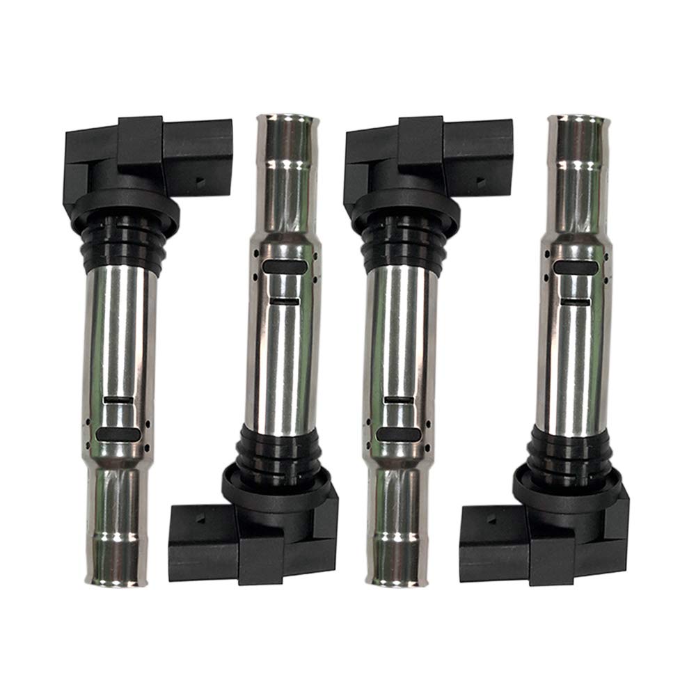 GzYcsFocusqp [Set of 4] Ignition Coil Compatible V-W Volkswagen Golf 5 Golf 6 1KCAX
