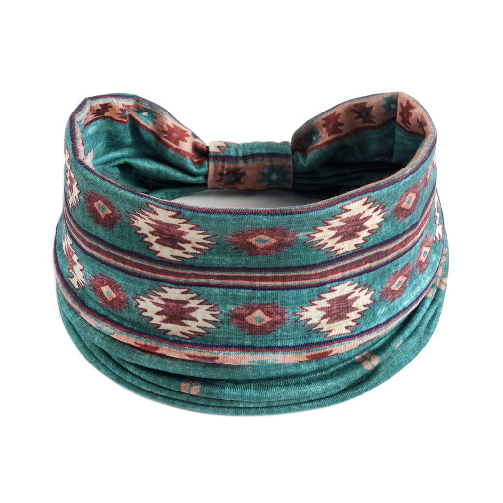 Bohemian Wide Cotton Stretch Headbands Women Headwrap Turban Headwear Bandage Hairbands Bandana Wide Headbands Hair Accessories