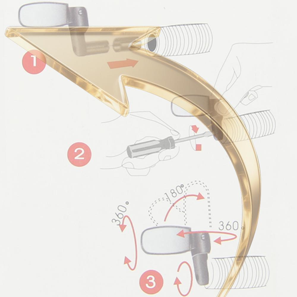 Bicycle Rearview Mirror Handlebar Bike Mirror Wide View Cycling Rear View Mirror Adjustable Angle for MTB Road Bike China Mainland