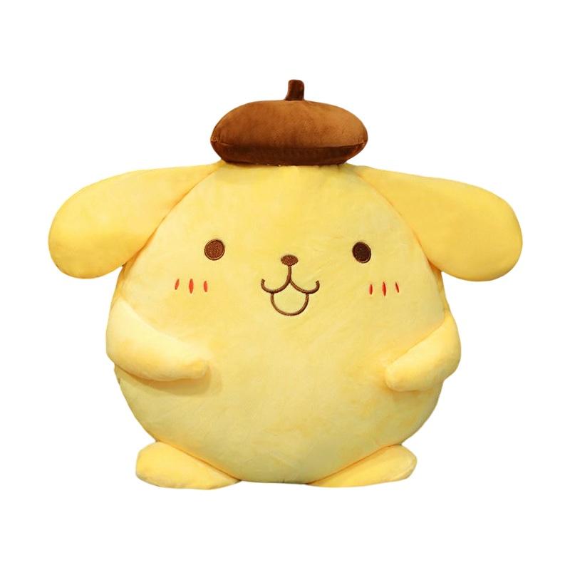 Cute Pudding Dog Plush Toy Sofa Pillow For Office Nap And Air Conditioning Blanket