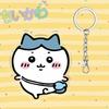Cute Chiikawa 6cm Nanka Chiisakute Kawaii Yatsu Keychain Usagi School Bag Decorate Kawaii Keyring Anime Acrylic Holiday Gifts