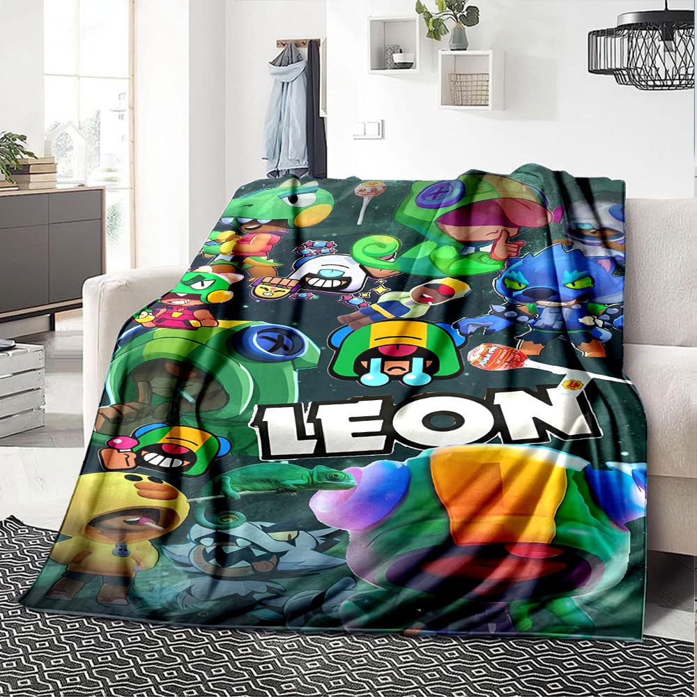 Brawl Stars Blanket Ultra-Soft Great for Office Livingroom Office Chair All-Season Use Warmthful Decor Gifts For Family Or Friends