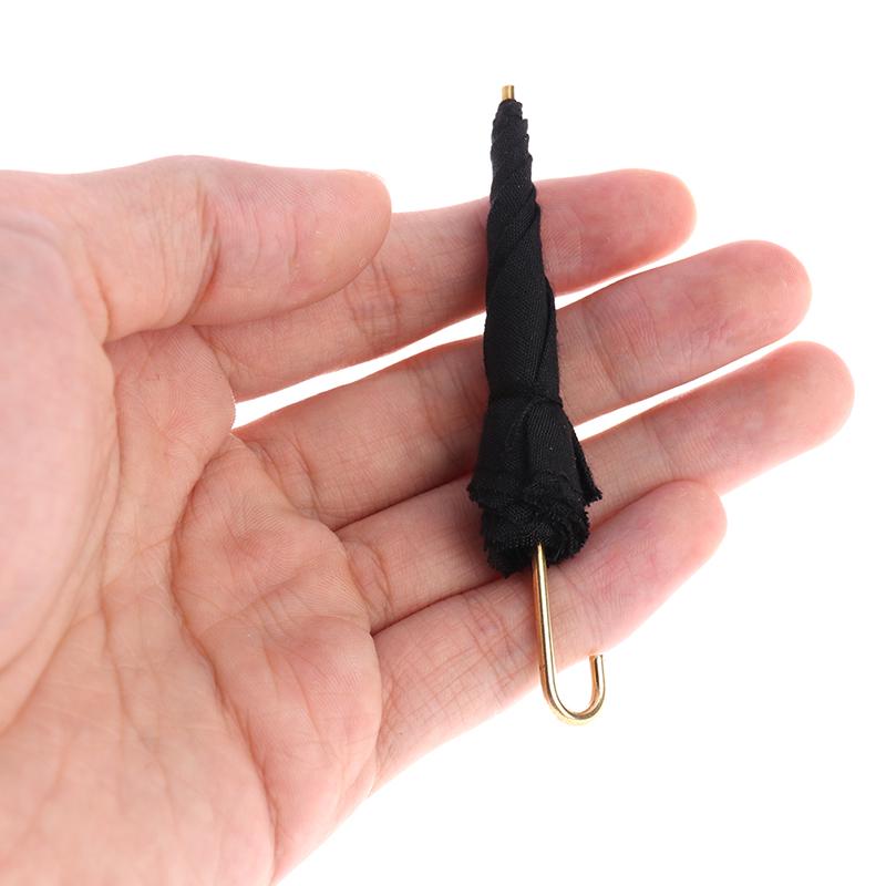 1:12 Dollhouse Miniature Black Umbrella Model Toys Accessories Decoration