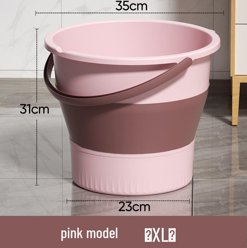 Collapsible Portable Water & Trash Bucket for Travel, Fishing, Outdoor & Home Use
