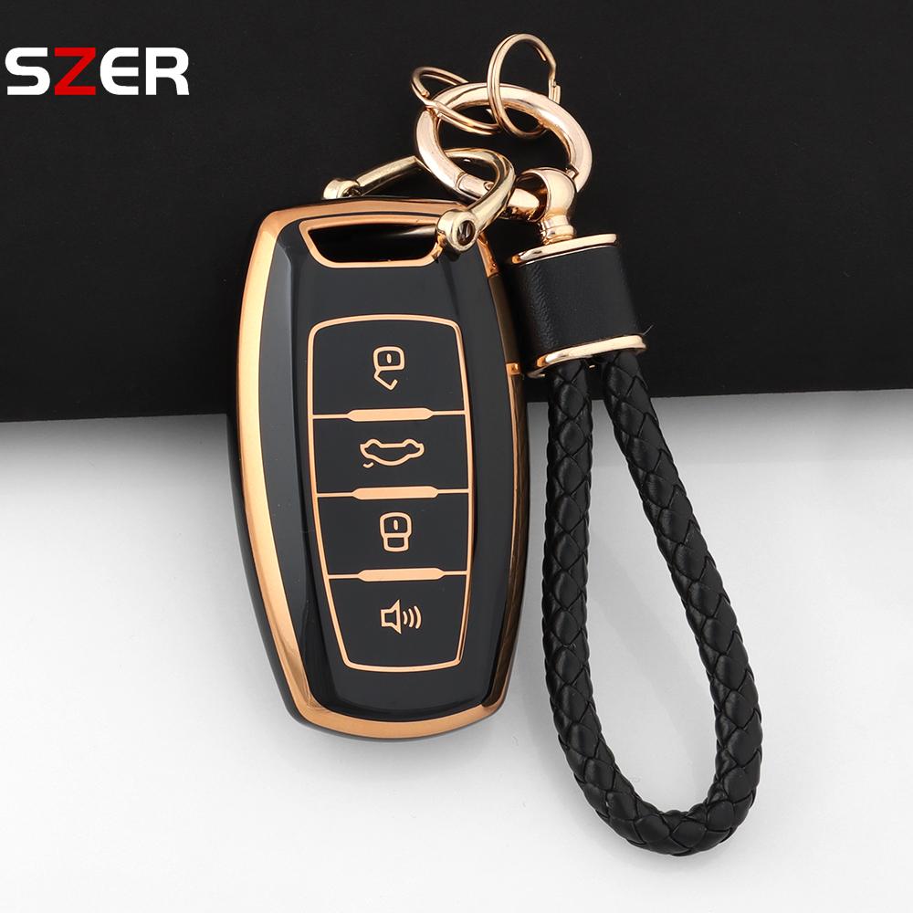 Fashion Tpu Car Key Case Cover For Great Wall Haval Jolion  H6 H7 H4 H9 F5 F7 F7X F7H H2S Gmw Dargo Protected Shell Keychain