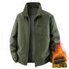 Mens Fleece-Lined Windproof Waterproof Softshell Jacket Cycling Outdoor Sports Winter