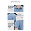 Tucano Men's Short Sleeve Pure Cotton Casual Shirt
