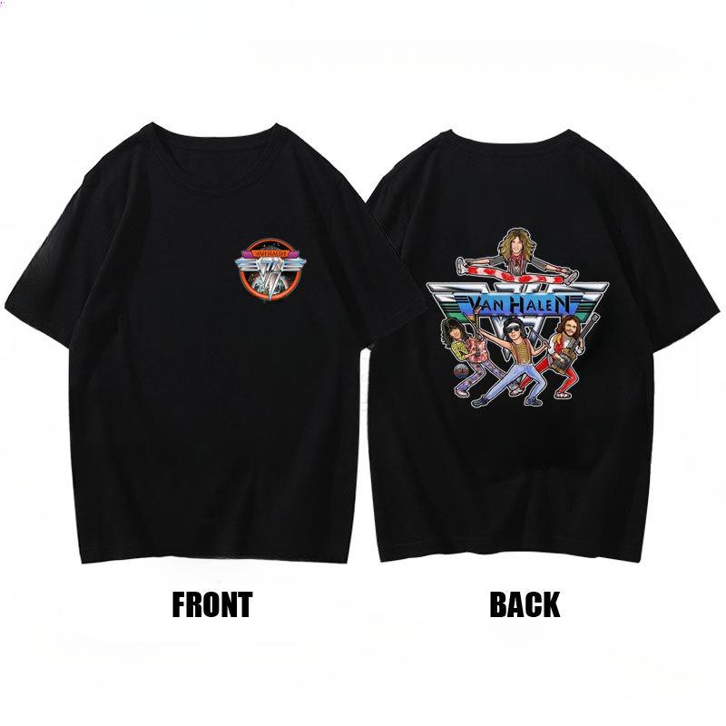Streetwear Rock accident van halen T Shirt harajuku men clothing graphic Casusl Band Tshirt High Quality Cotton Unisex Tops tees