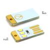 5Pcs Mini Pocket Card USB Power LED Keychain Night Light 0.2W USB LED Bulb Book Light for Laptop PC Powerbank