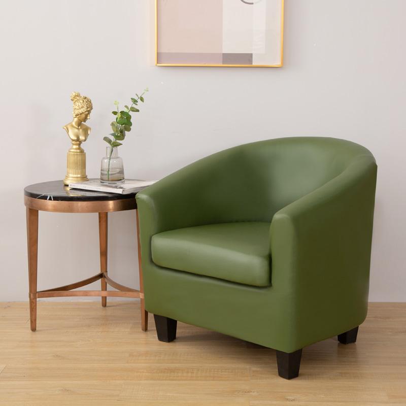 Waterproof Tub Sofa Covers Pu Leather Armchair Cover With Seat Covers Club Sofa Slipcovers for Living Room Furniture Protector