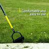Practical Tool Handheld Lawn Mower Portable T-Grip Handle Trimming Shovel Half Moon Shape Manual Landscaping Tools Lawn Edging