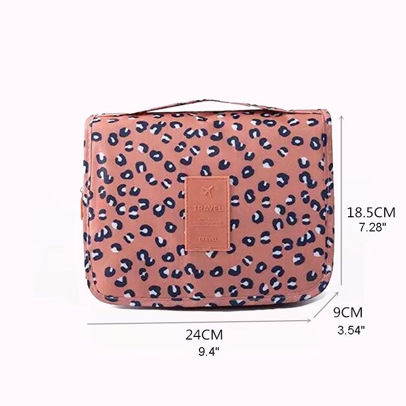 Cosmetic Bag Women Travel Pouch Waterproof Toiletries Beauty Organizer Ladies Bathroom Neceser Makeup Storage Bag With Hook