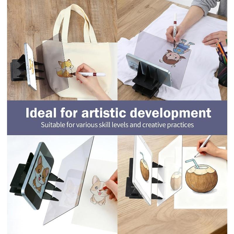 Xiaomi 1pc Optical Tracing Drawing Board Portable Image Copy Sketch Tool PMMA Lens Phone Stand for Beginner Artist Painting