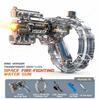 Simulated Firing and Recoil Electric Water Gun Toys Children Automatic Sensor Lights Water Pistol Summer Outdoor Beach Kids Toy
