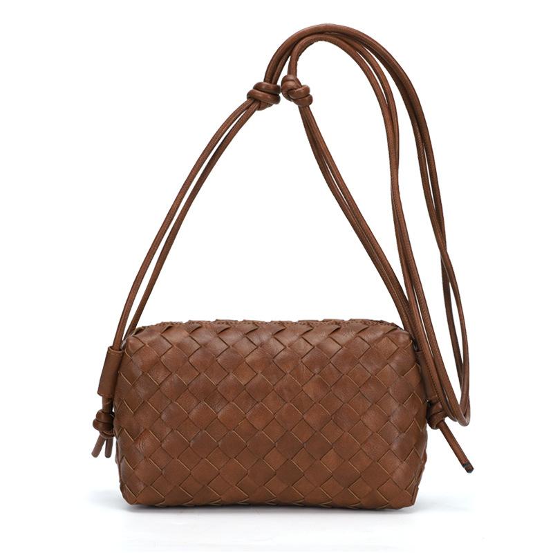 Woven Bag, Women's Bag, High-end Crossbody Bag, Diamond Grid Niche Shoulder Bag, Small Square Bag