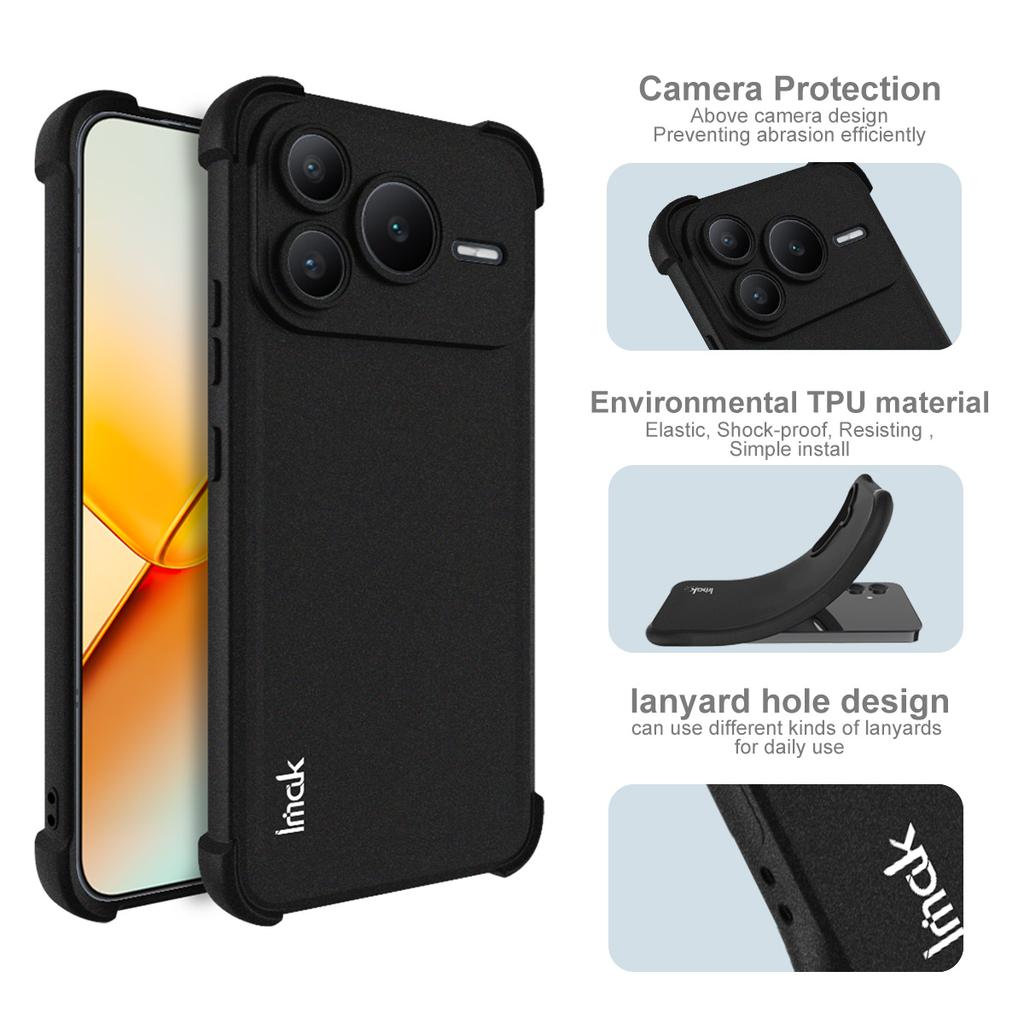 For Honor Power 2 5G Phone Case IMAK Shock-resistant Soft Case